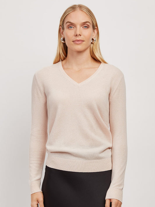 Cashmere V-Neck Willow Sweater  V-Neck sweaters