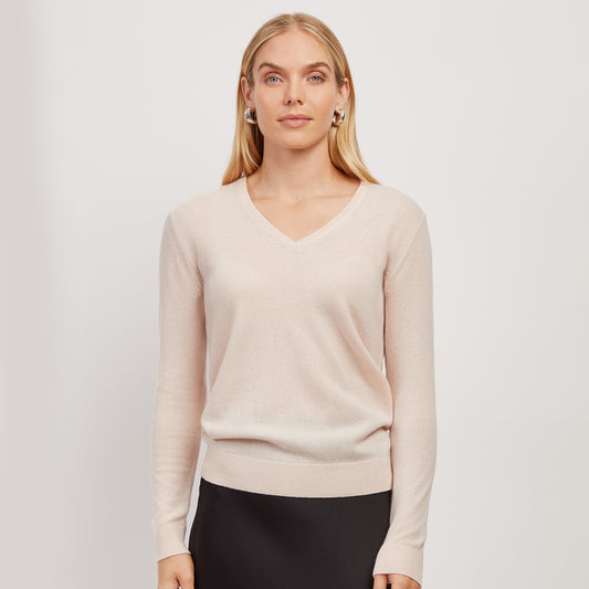 Cashmere V-Neck Willow Sweater  V-Neck sweaters