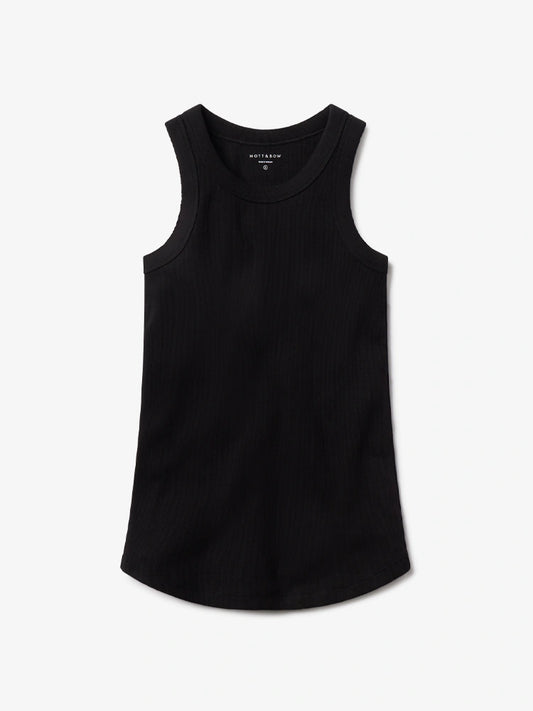 Rib Tank Negro Tank tees