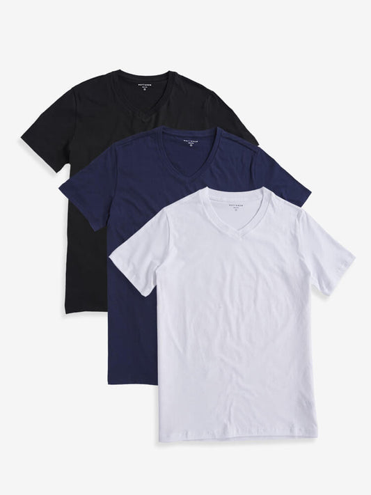 Classic V-Neck Driggs 3-Pack Black/Navy/White V-Neck tees
